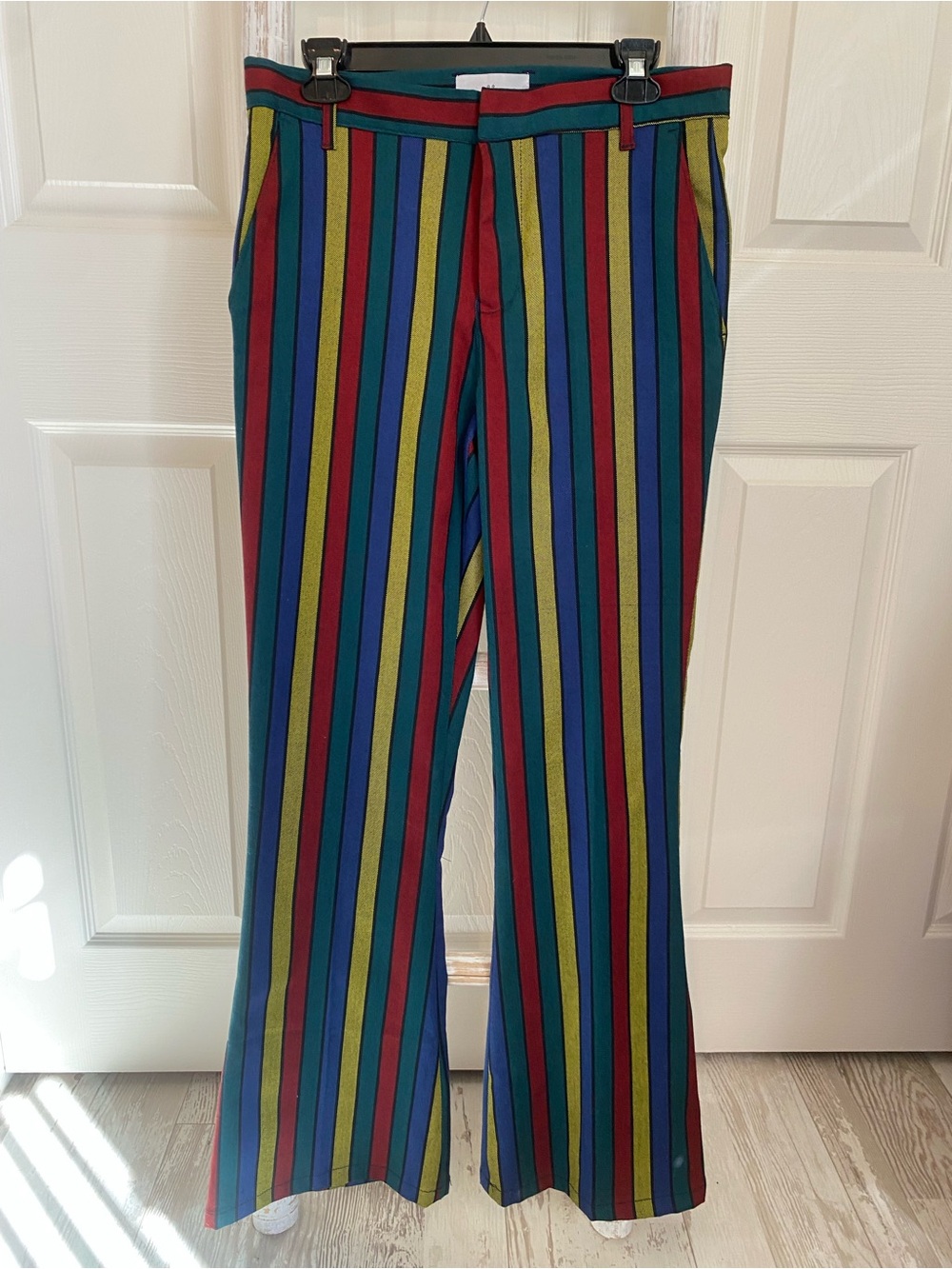 Madcap England men’s striped flare trousers size 32